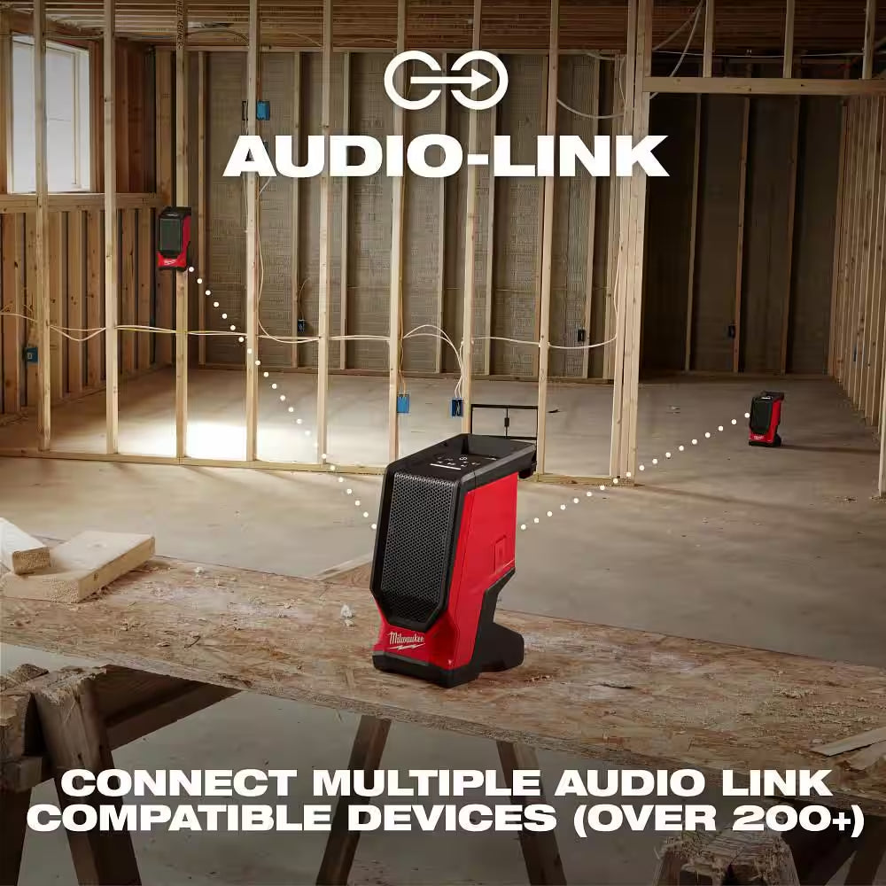 M18 18V Lithium-Ion Cordless Wireless Bluetooth Jobsite Speaker (Tool-Only)